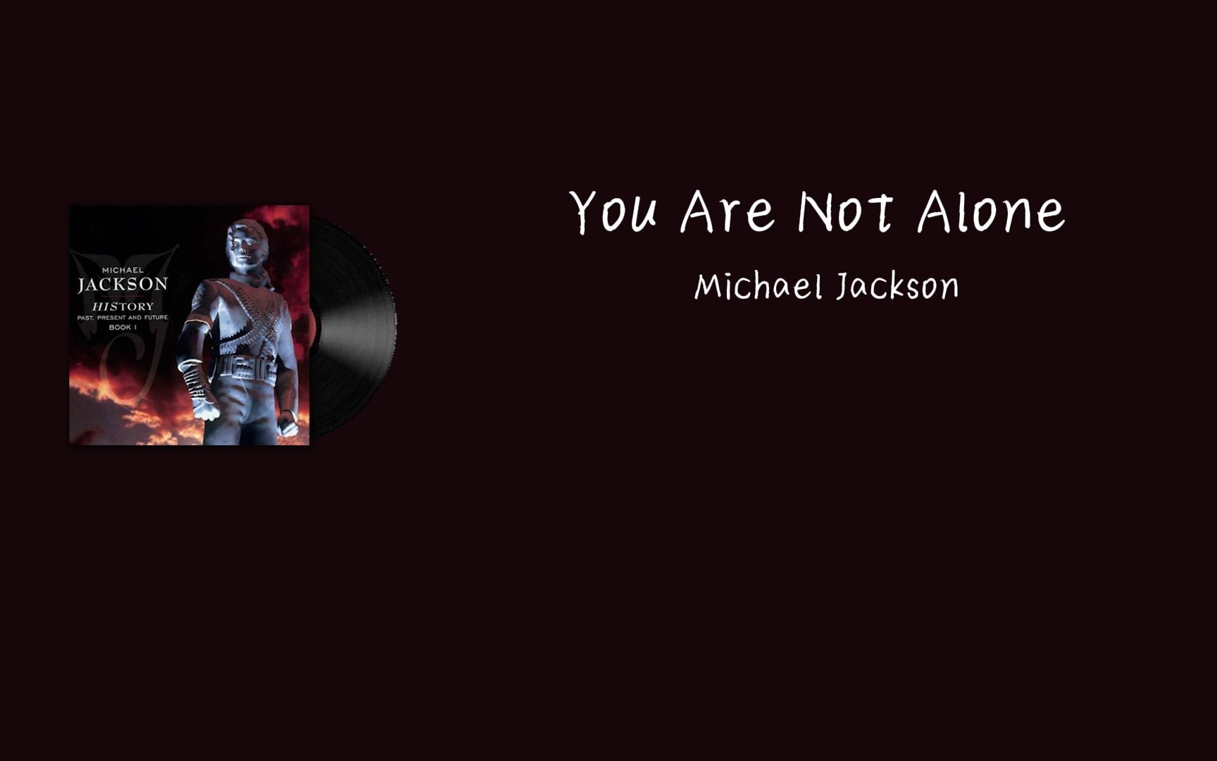 [图]【Michael Jackson】当MJ对你清唱You Are Not Alone时