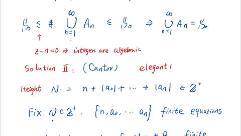 Baby Rudin习题2 1 2 4 空集合是任何集合的子集 代数数是可数的 超越数的存在性 无理数是不可数的 哔哩哔哩