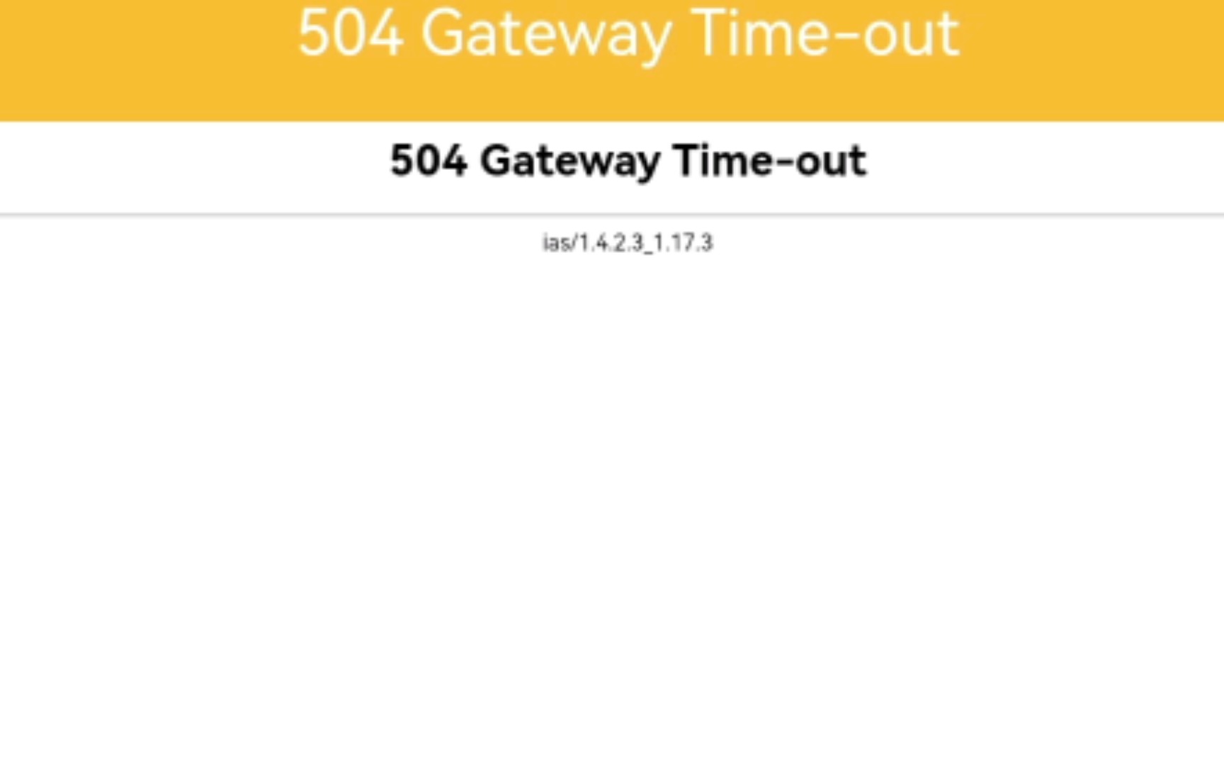 504gatewaytime-out=504gatewaytimeout怎么解决简单方法