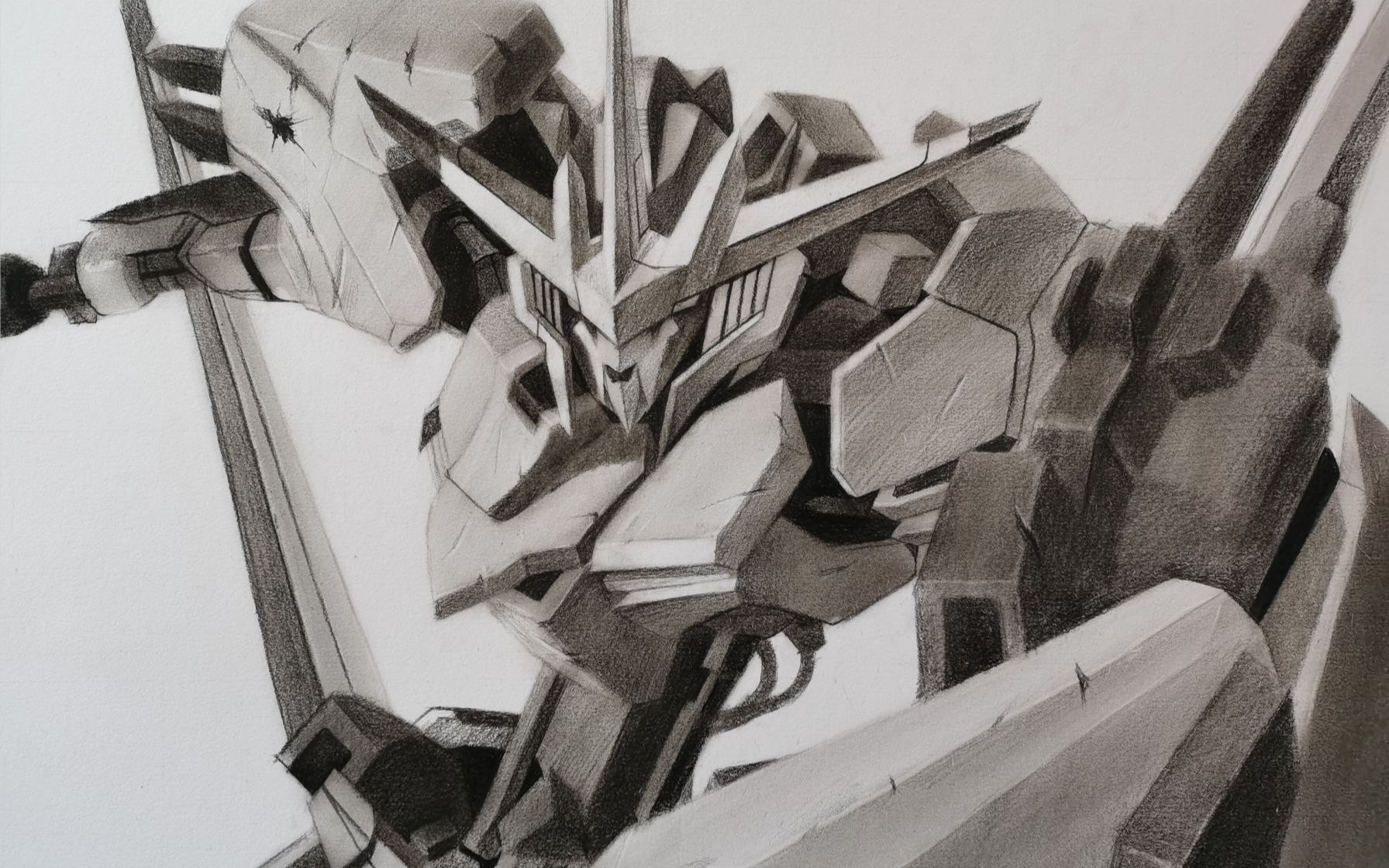 机甲是男人的浪漫你会了吗绘画素描