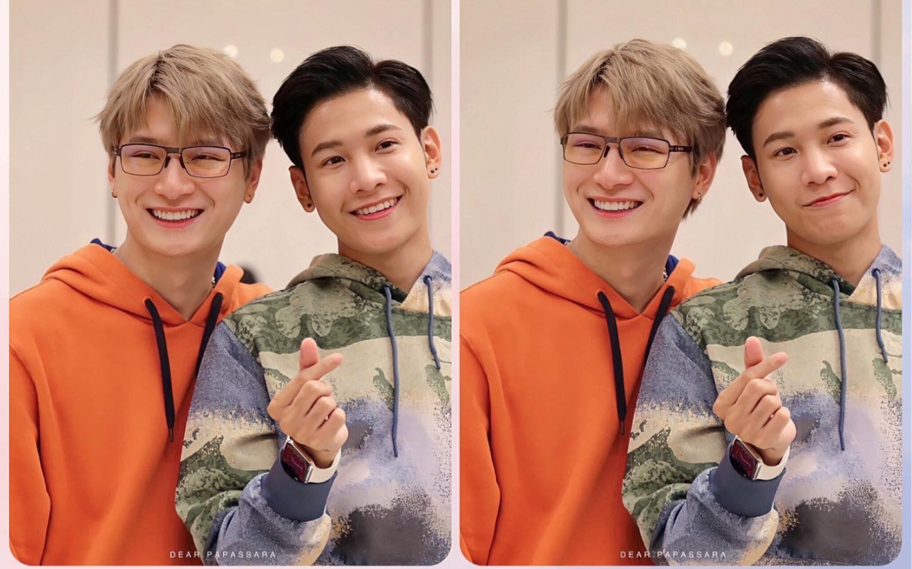 22 aiscallingmelody krist&singto看见你们的笑容真是太开心了,狮