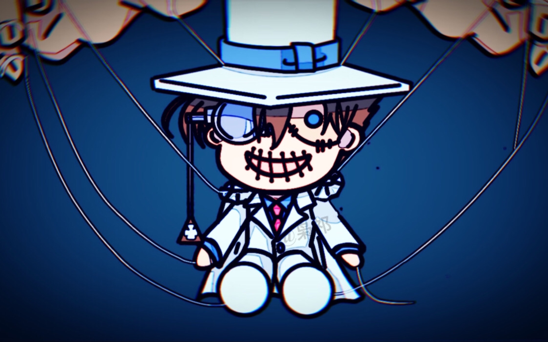 高帧手书怪盗基德黑羽快斗个人向绀青之拳bluesapphire预告