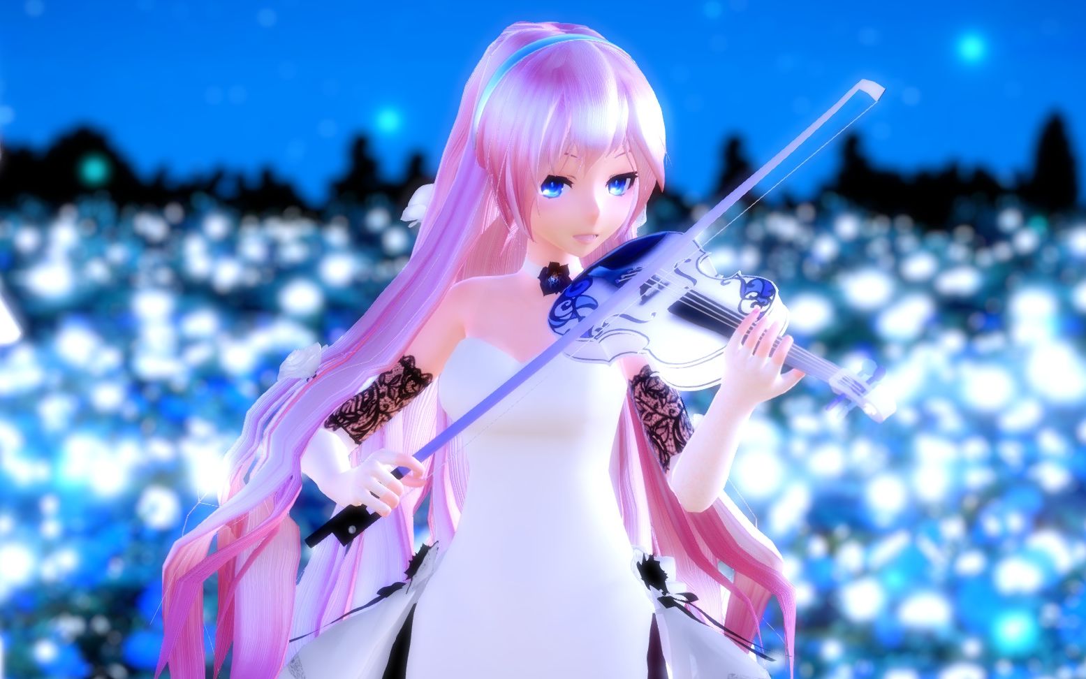 【v mmd】luka女王的小提琴独奏(canon)