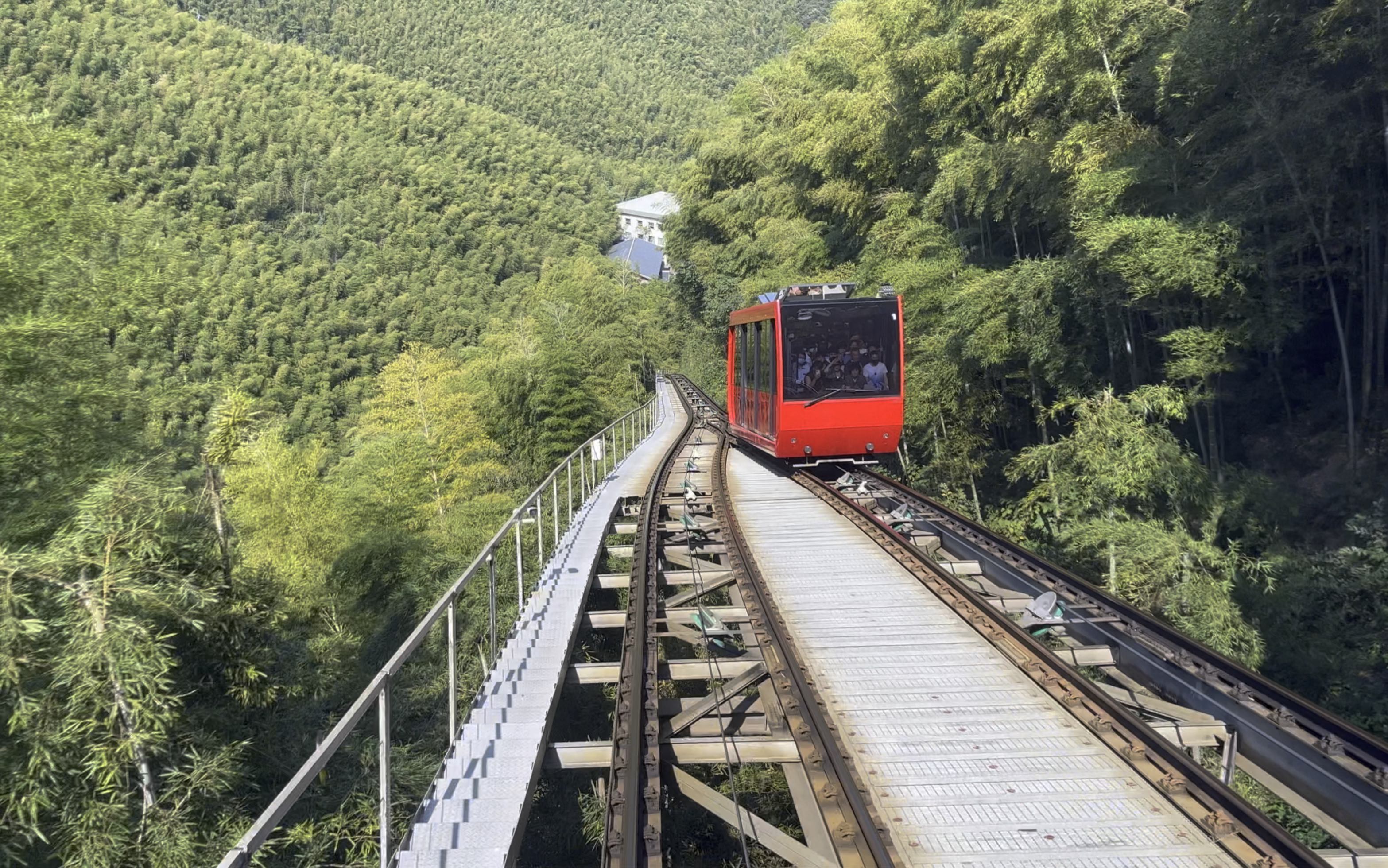 第一人称打卡南山竹海网红小火车
