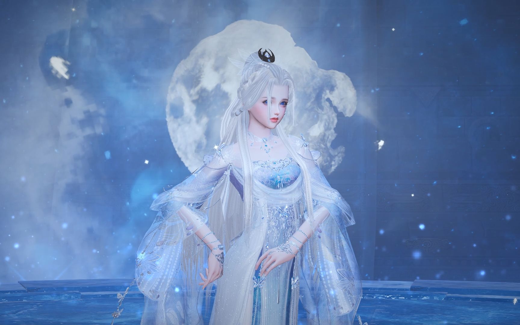 剑网三-曼舞花滑-万象长安-成女新花朝-清光彩璀-我土狗我就爱大水钻