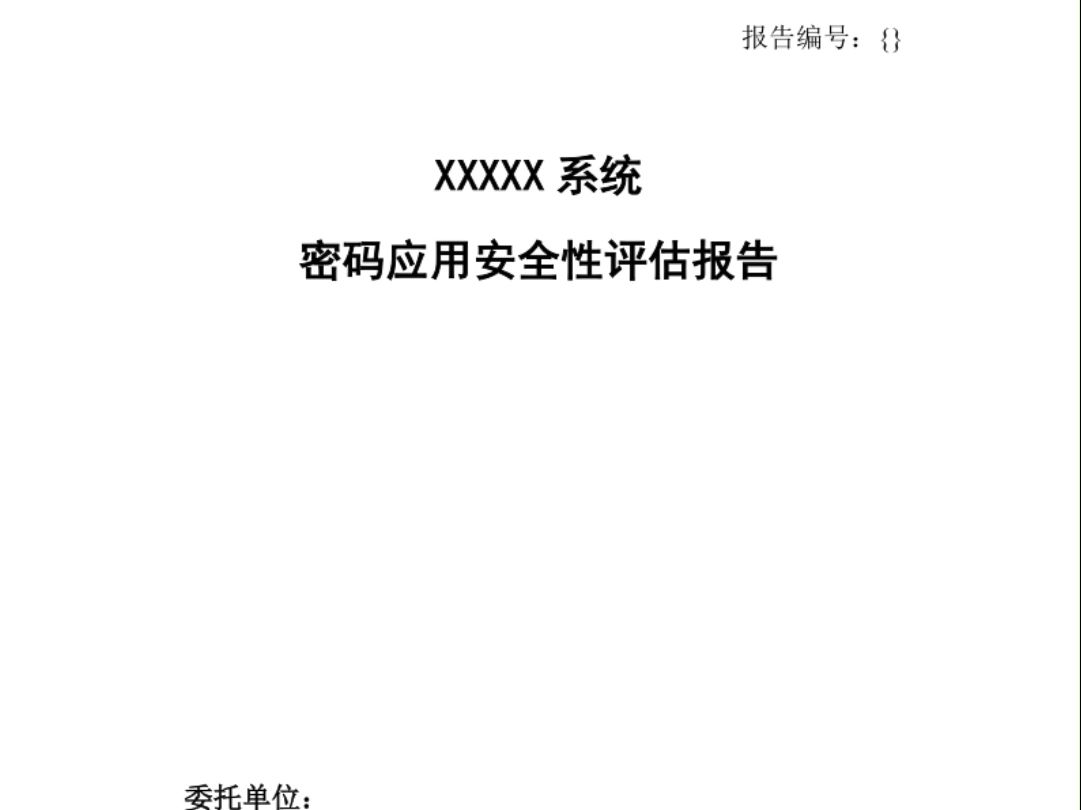 商用密码应用安全性评估报告模板【53页】哔哩哔哩bilibili