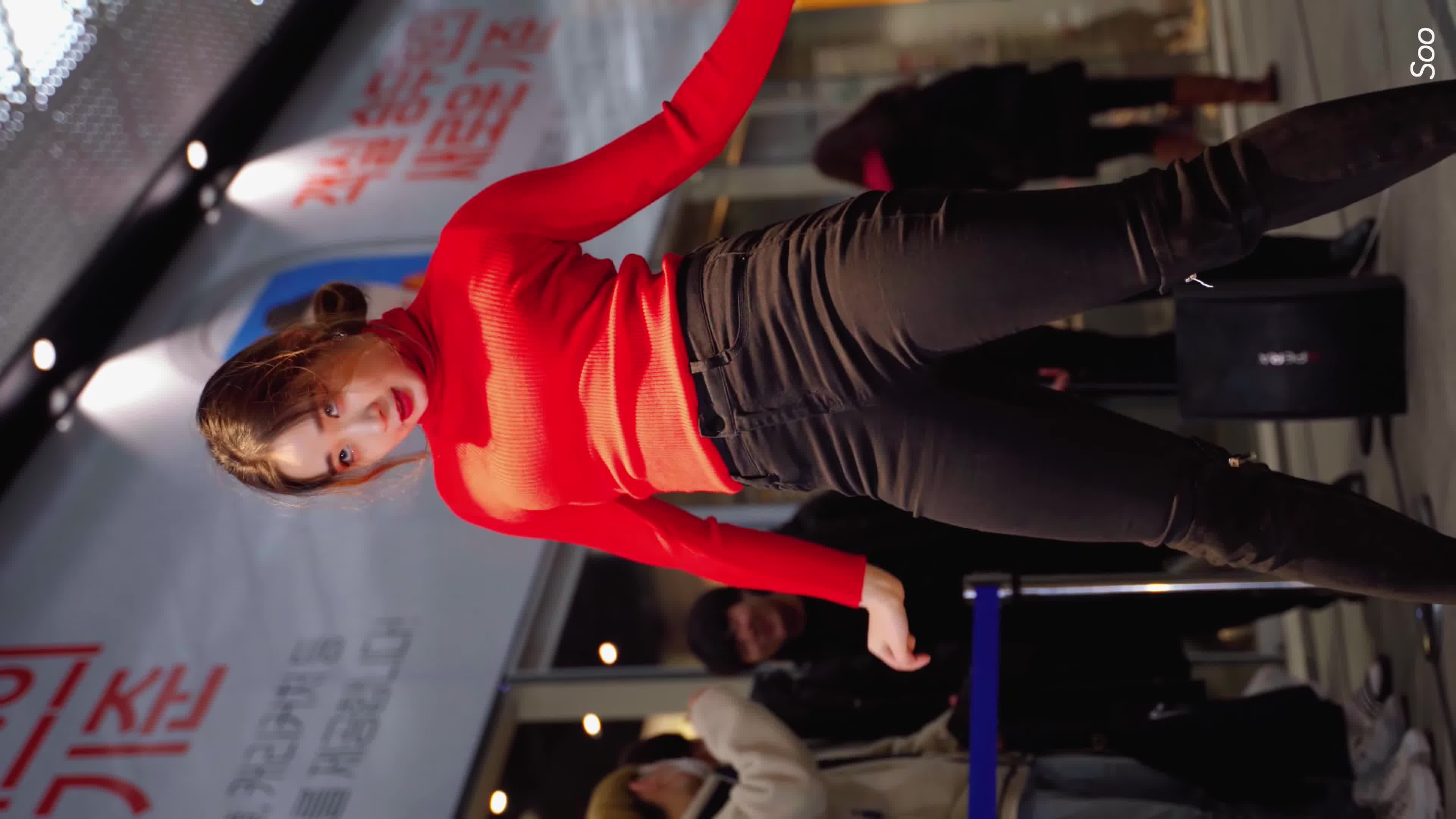 (jeongin)韩国最美女团 4kfancaml [191219 gs] cheer leader fancam