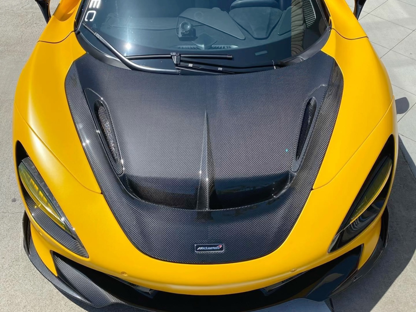 迈凯伦mclaren 720s vorsteiner干碳纤维机盖 行李箱盖