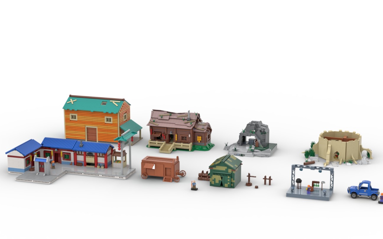 用乐高还原s1赛季的(熊出没)经典场景!