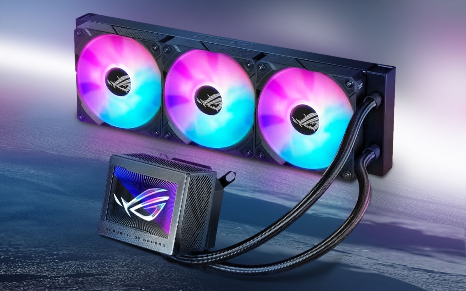 【硬件茶看】炫酷冷头-rog龙神3 360水冷开箱评测