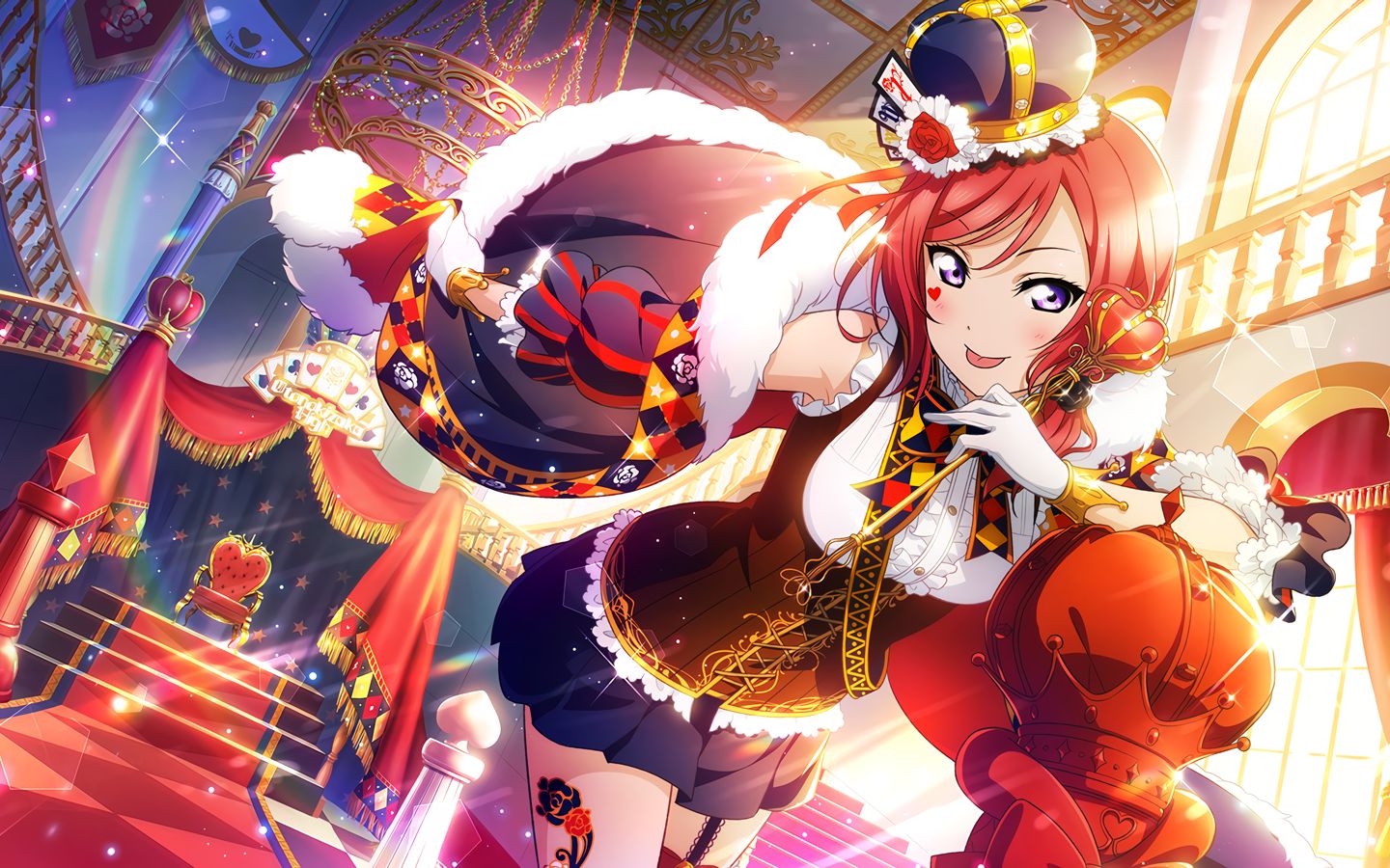 ll群星闪耀ur展示西木野真姬猩红皇室