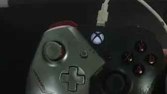 xboxone手柄，改abxy微动，右摇杆改tmr霍尔摇杆，改好测试！