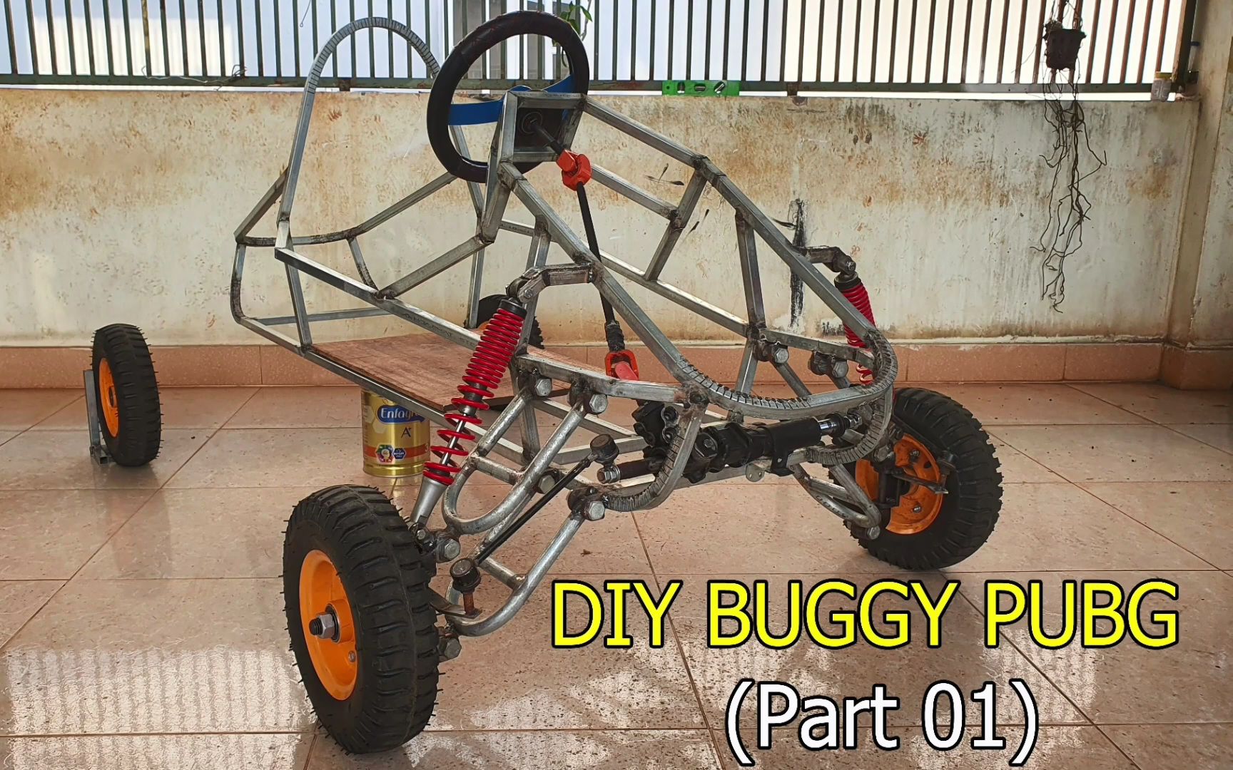 自己做卡丁车第一集,制作车架