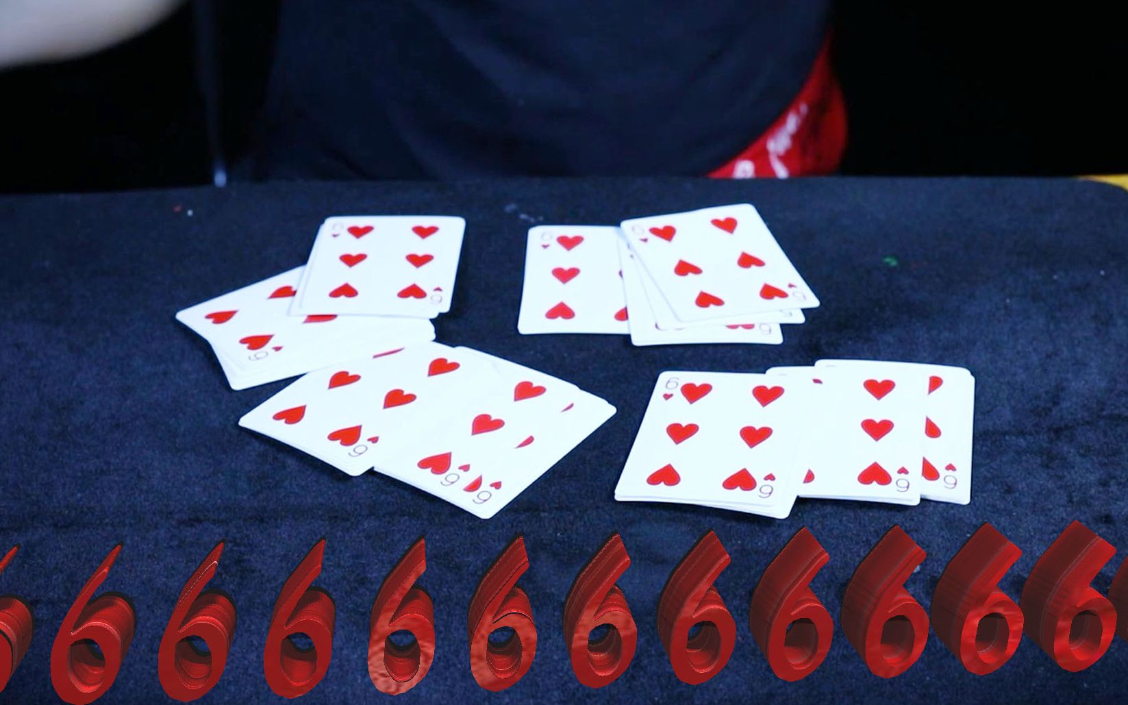 魔术揭秘;一副扑克牌洗一下整副牌变成红桃6,揭秘后原来很简单