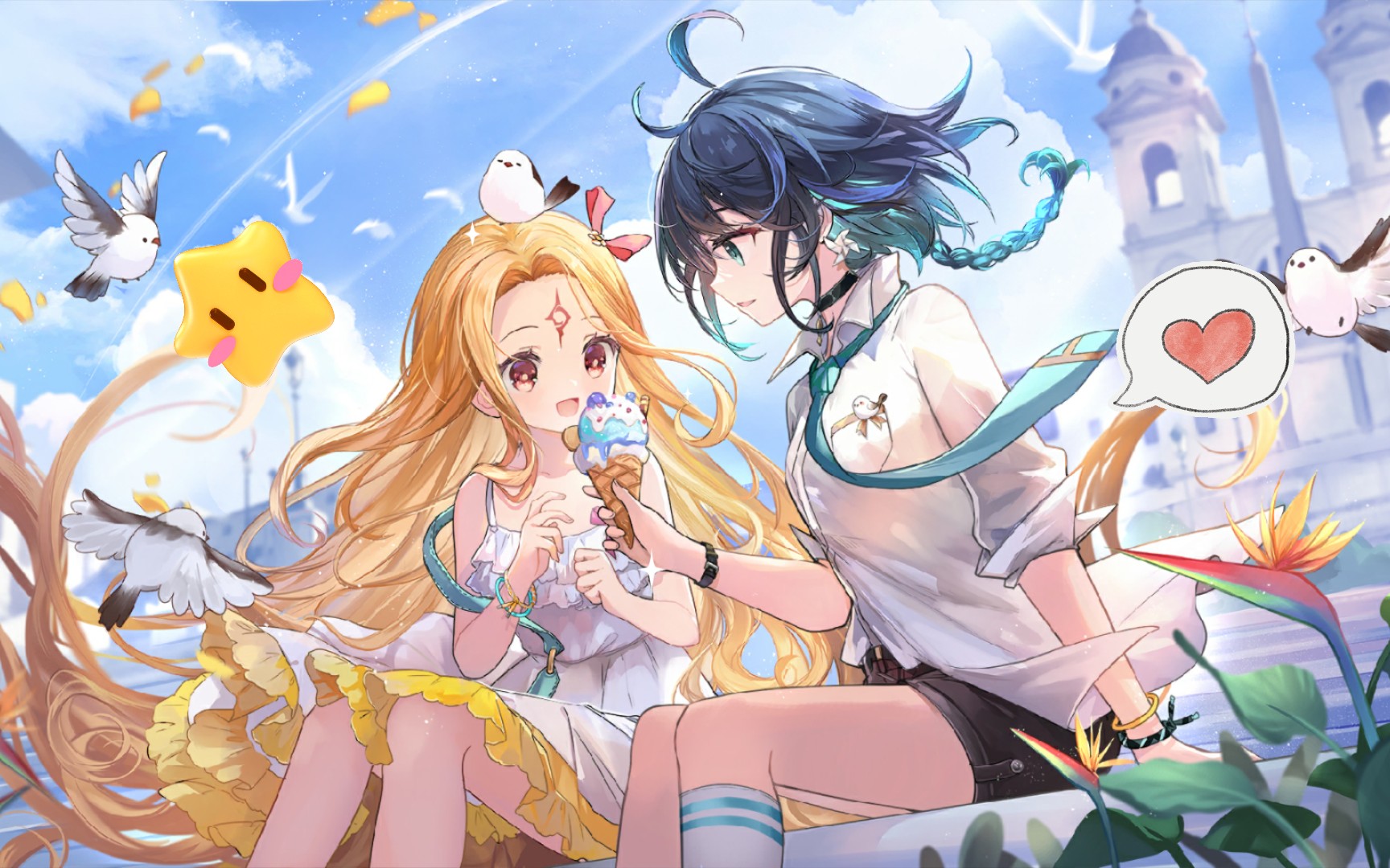 《崩坏二配音》未来如风片段 温蒂托托莉之间的回忆对话_手机游戏热门