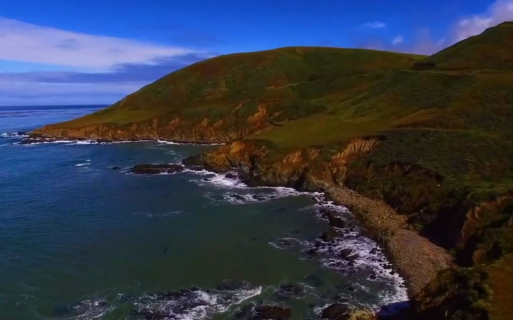 海洋早晨日出蒂姆賈尼斯 美麗島嶼鳥瞰圖和放鬆英文歌曲 1080超高清