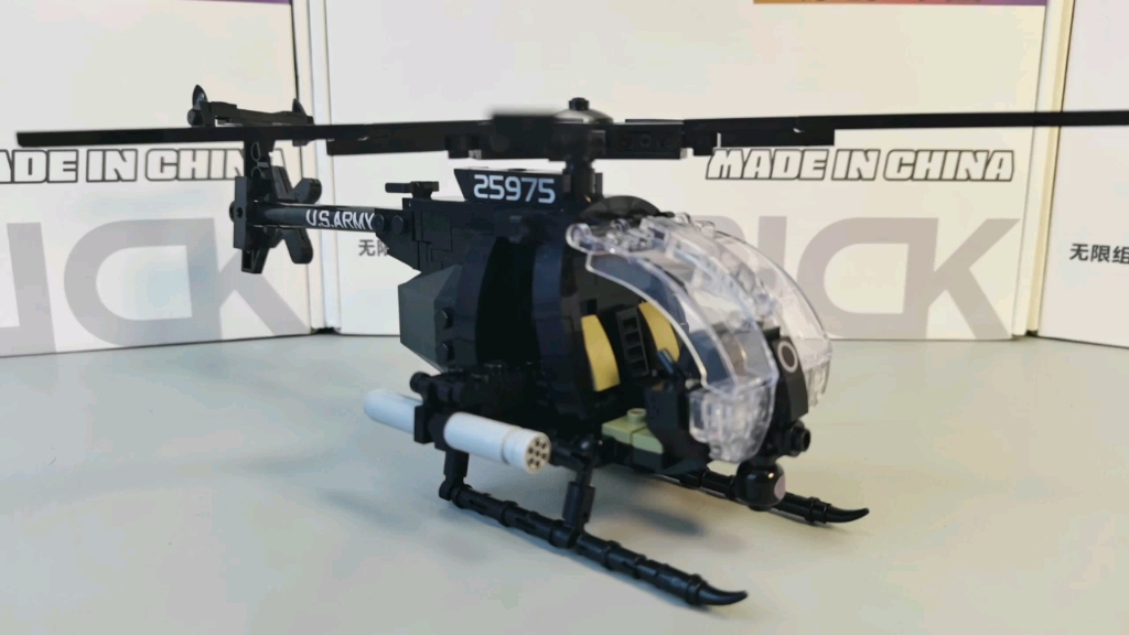 【brickeast】积木moc美军小鸟直升机评测