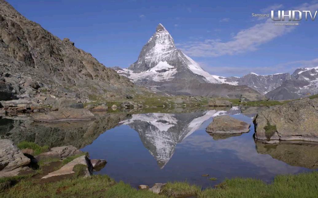 swiss scenery samsung 4k demo