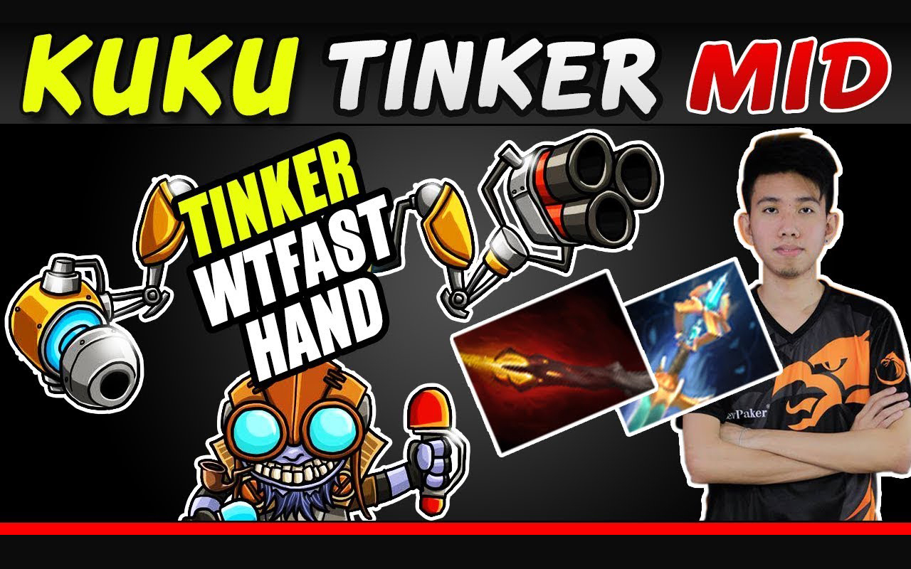 【dota2】tnc kuku [tinker] 对面龙骑女王为什么争相冲泉水送人头?