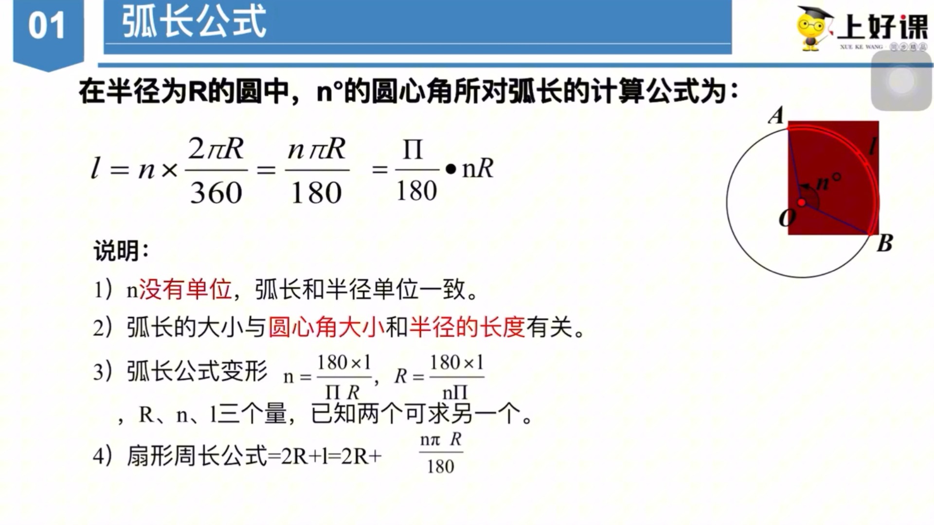 圆角弧度对照表图片