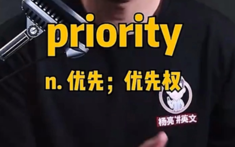 单词 ⷠprior • previous • priority • prioritize哔哩哔哩bilibili