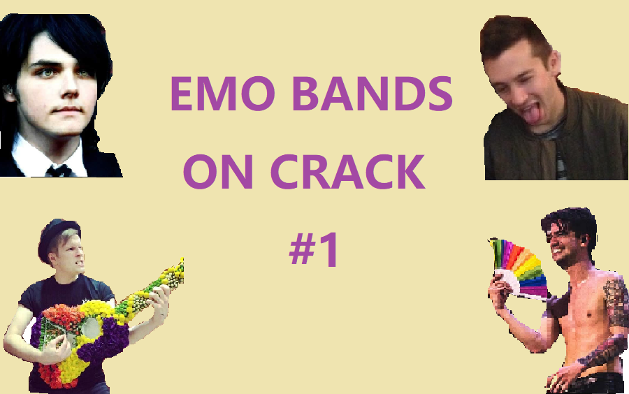 Emo Bands On Crack #1 (MCR, FOB, P!ATD, T㘐)哔哩哔哩bilibili