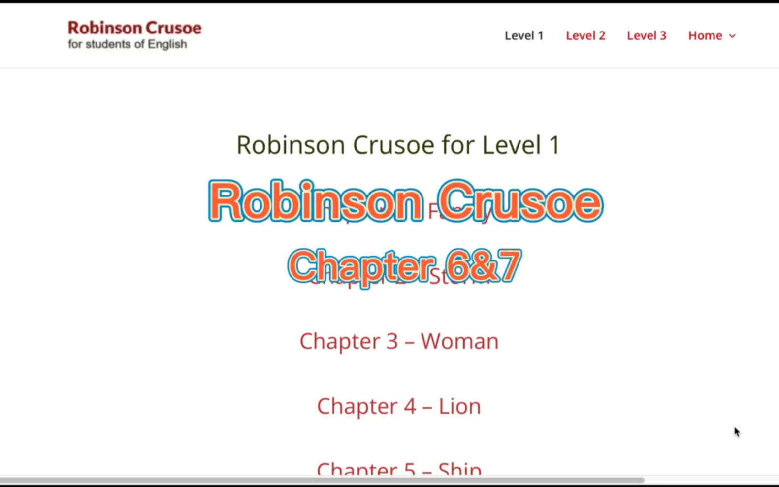 [图]Robinson Crusoe Chapter 6 & 7