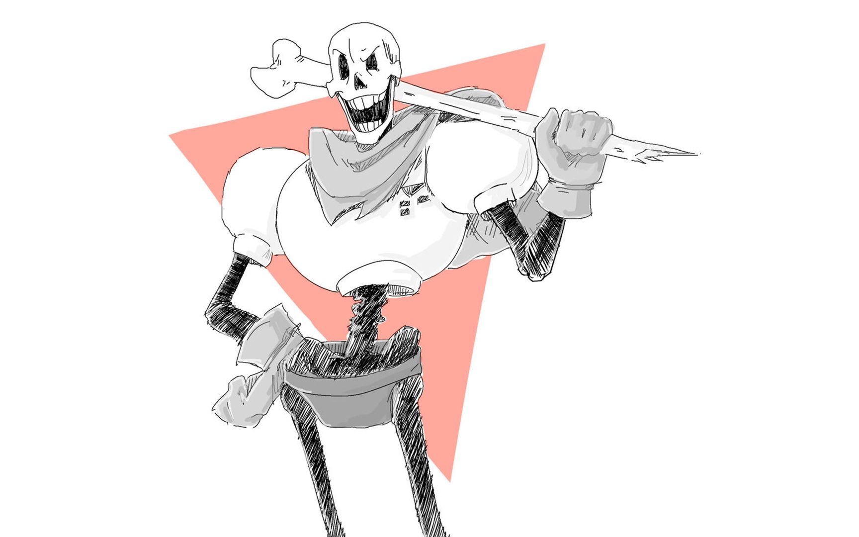 undertale小天使papy战无药