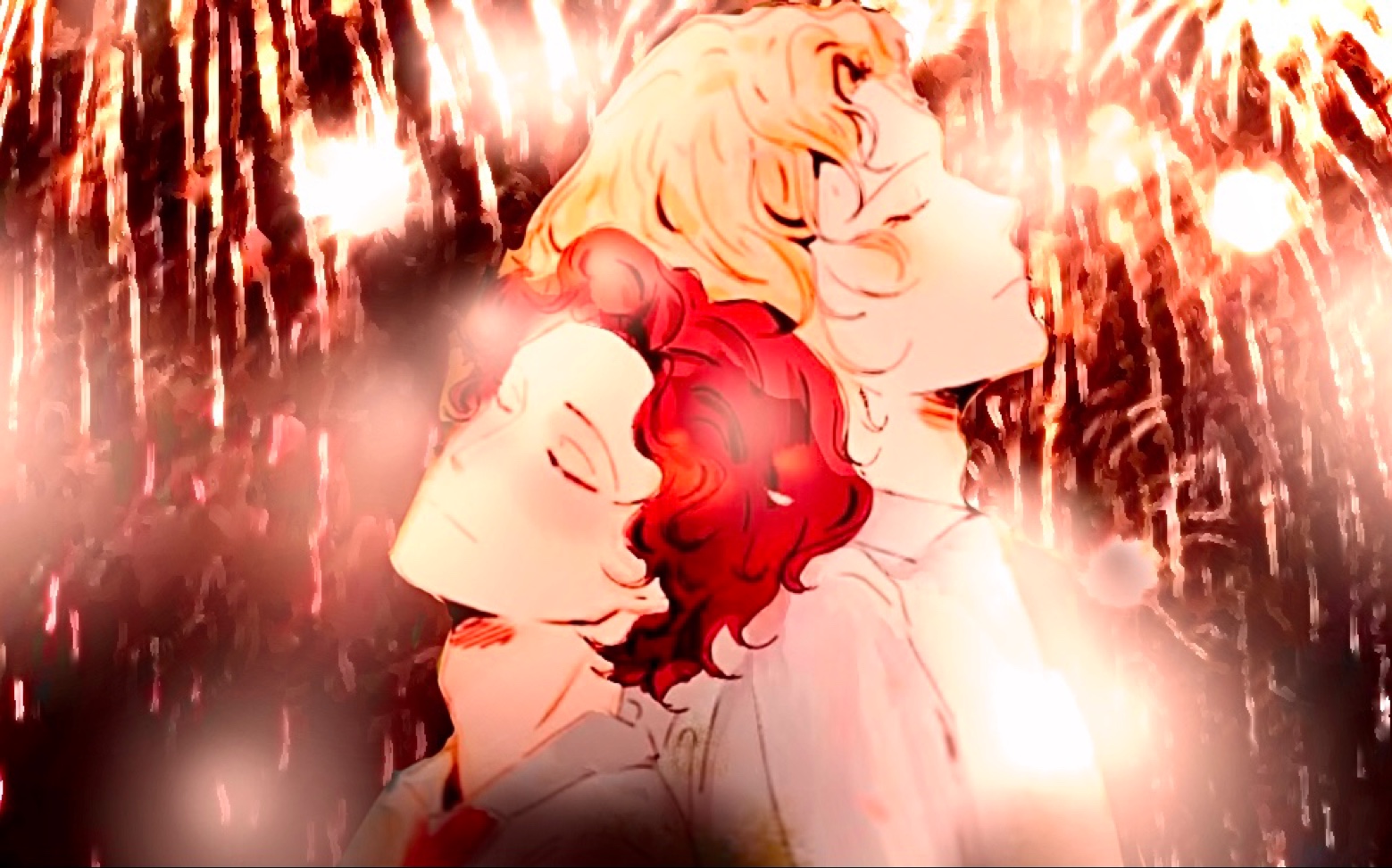 德安金棕打上花火有你在的每一天都是情人节