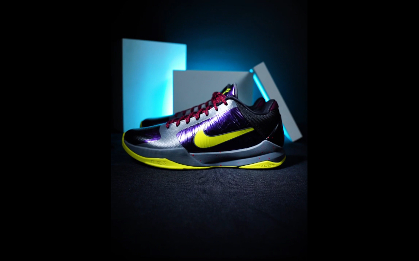 zk5@h12 暗黑小丑nba2k配色 科比五代篮球鞋 #实战篮球鞋 #篮球鞋