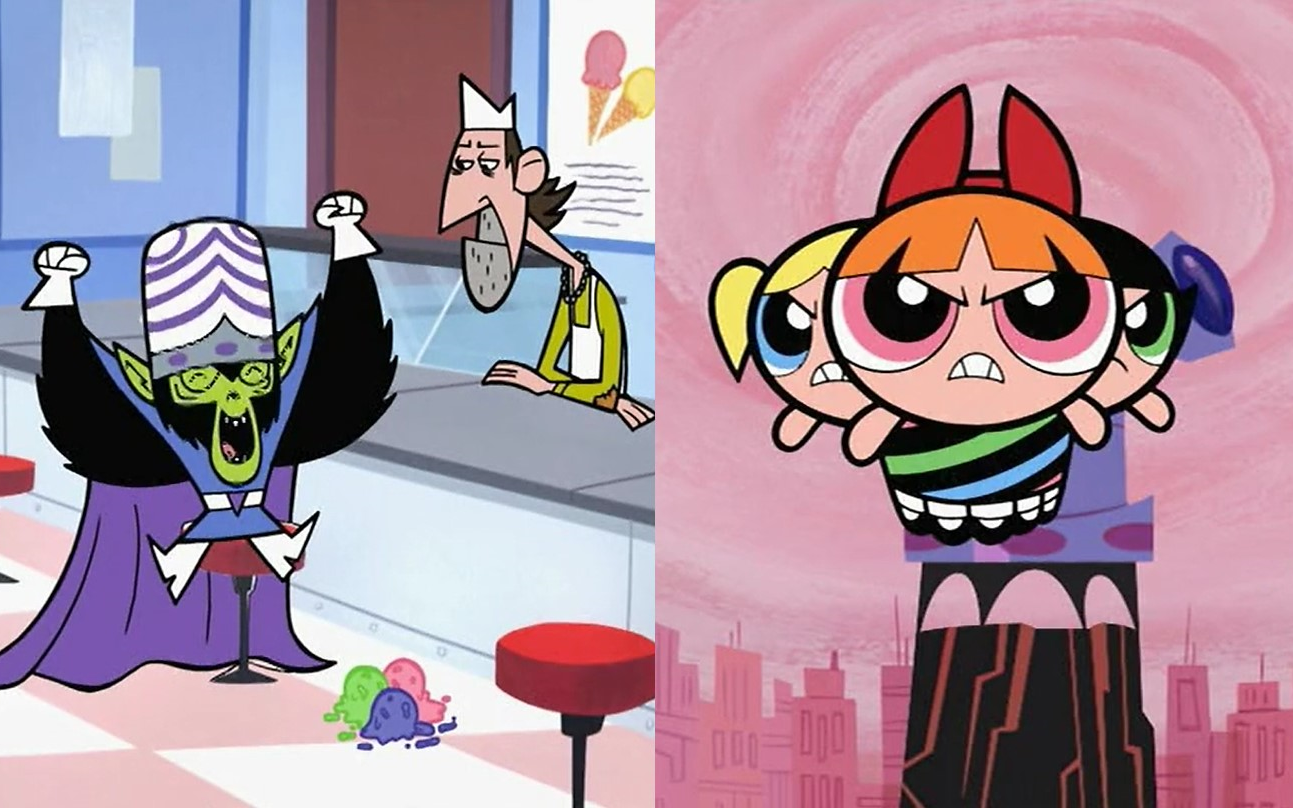 飞天小女警tv: 75 连体婴小女警 (crazy mixed-up puffs)