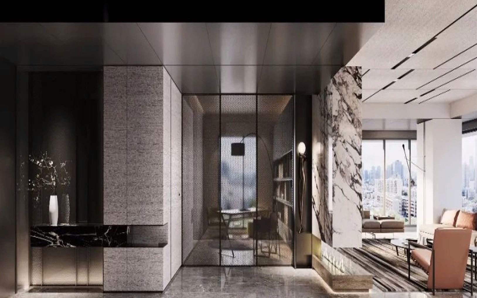 李玮珉代表作品 #平层案例 李玮珉2022新作丨京江隐翠简奢大平层豪宅