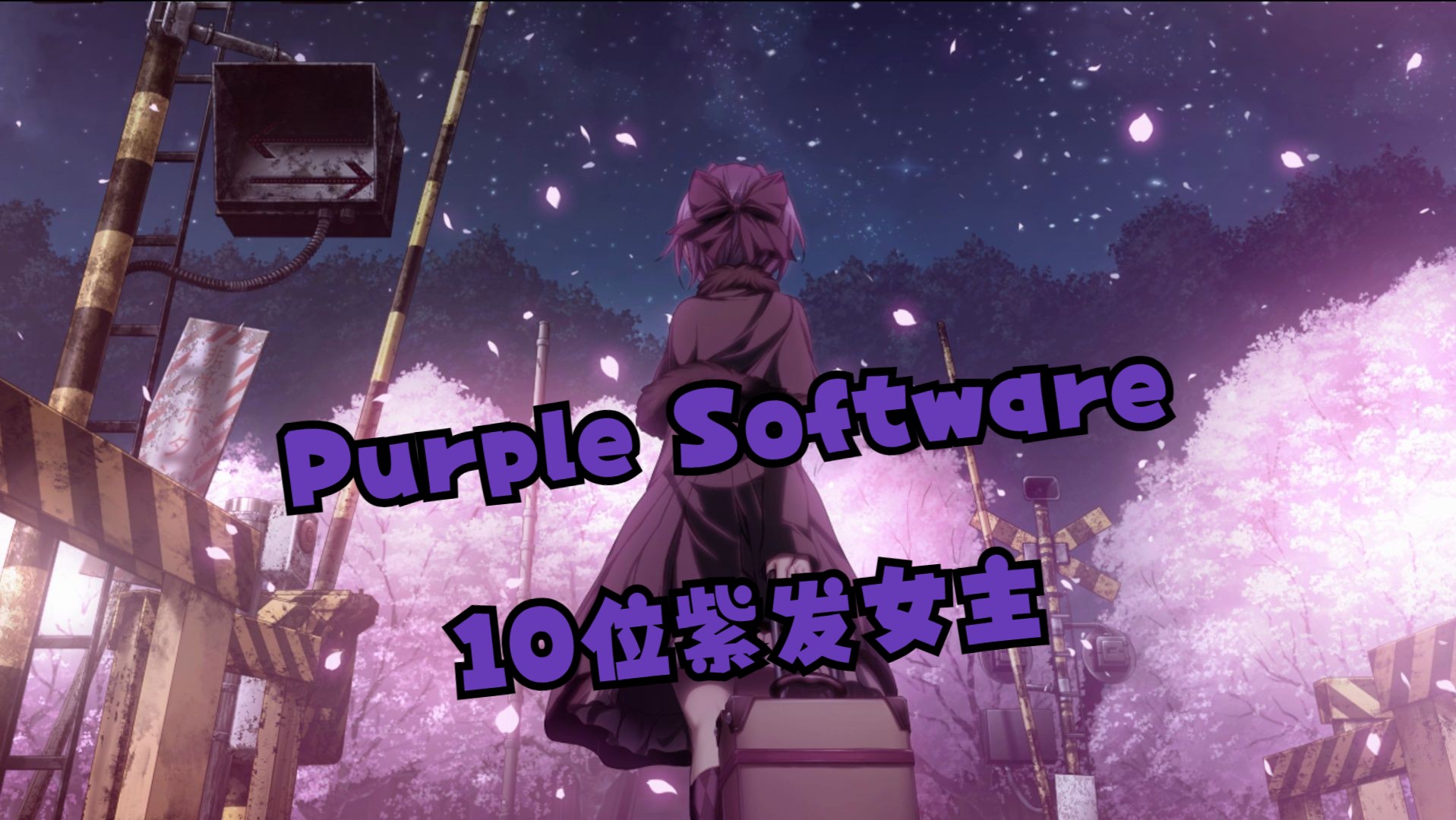 【Purple Software】盘点紫社的10位紫发女主GMV热门视频