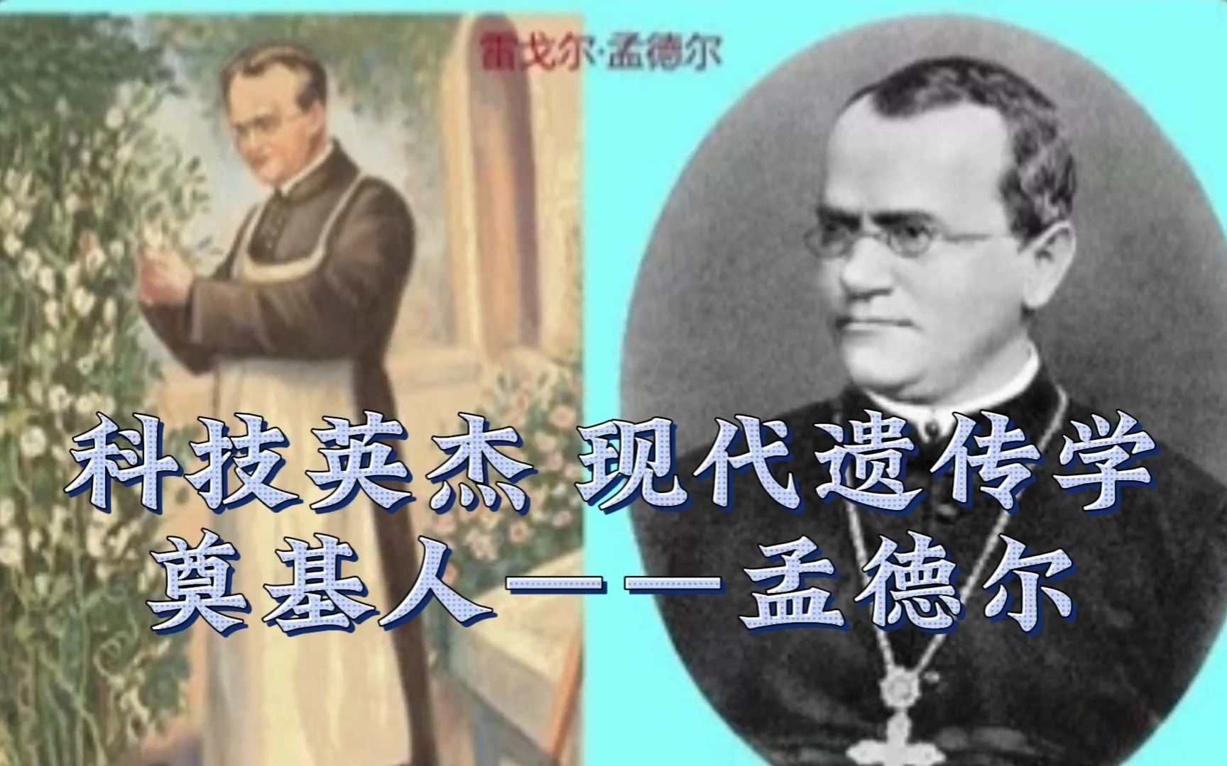 科技英杰 现代遗传学奠基人——孟德尔哔哩哔哩bilibili