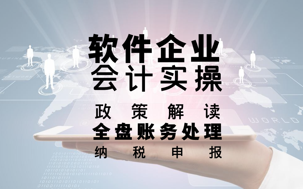 [图]软件企业会计实操：政策解读、全盘账务处理与纳税申报（增值税，企业所得税预缴、汇算清缴、个税、印花税与附加税费申报）