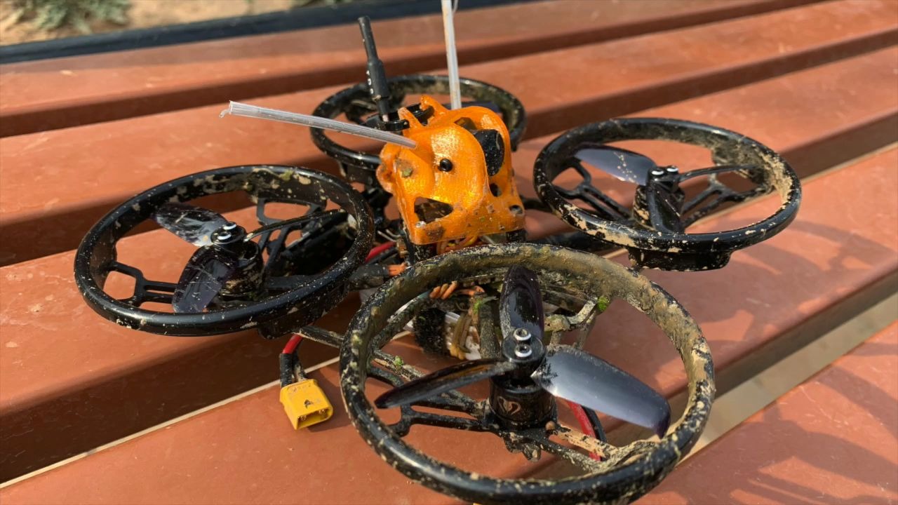 穿越机大通方块机3寸第一次炸机rxloss一定要看到最后