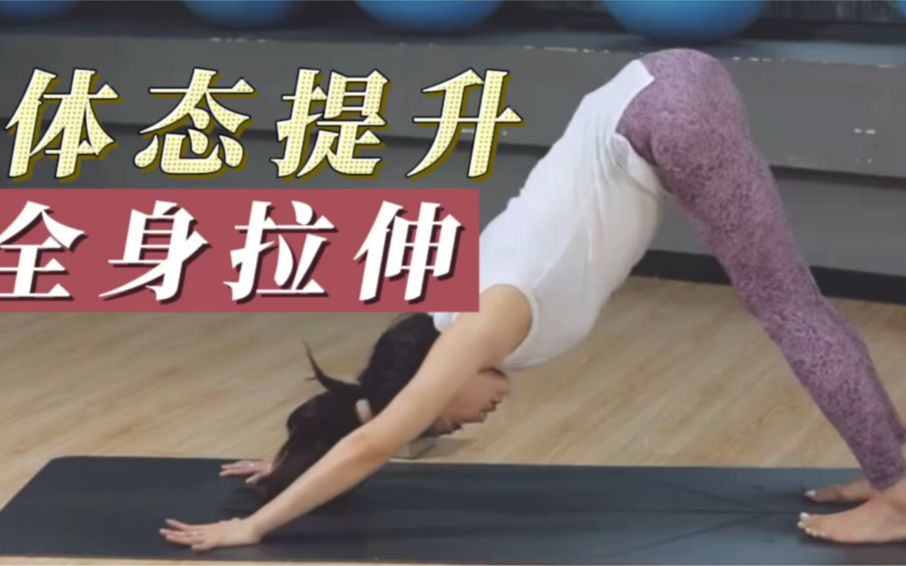 40分钟完整瑜伽训练,全身拉伸伸展瑜伽,放松肌肉提升体态