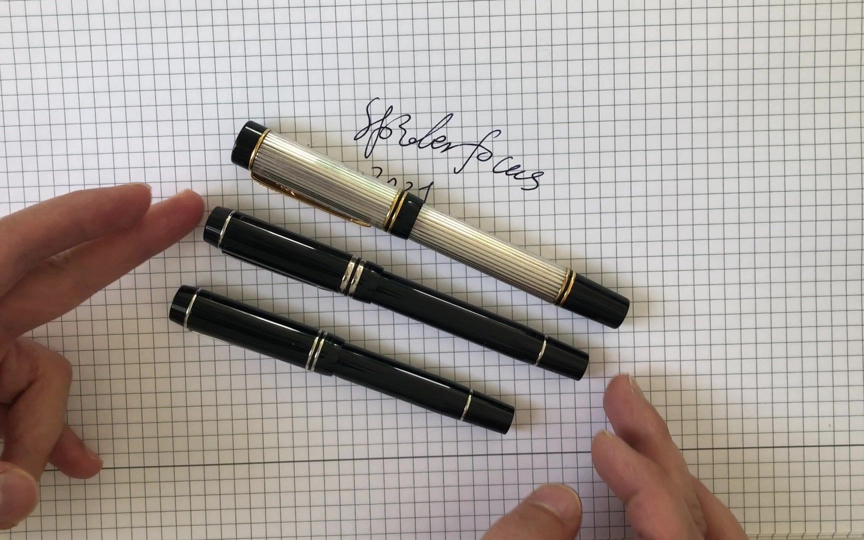 钢笔小知识(10)派克世纪(豆腐,duofold)三种尺寸_哔哩哔哩_bilibili
