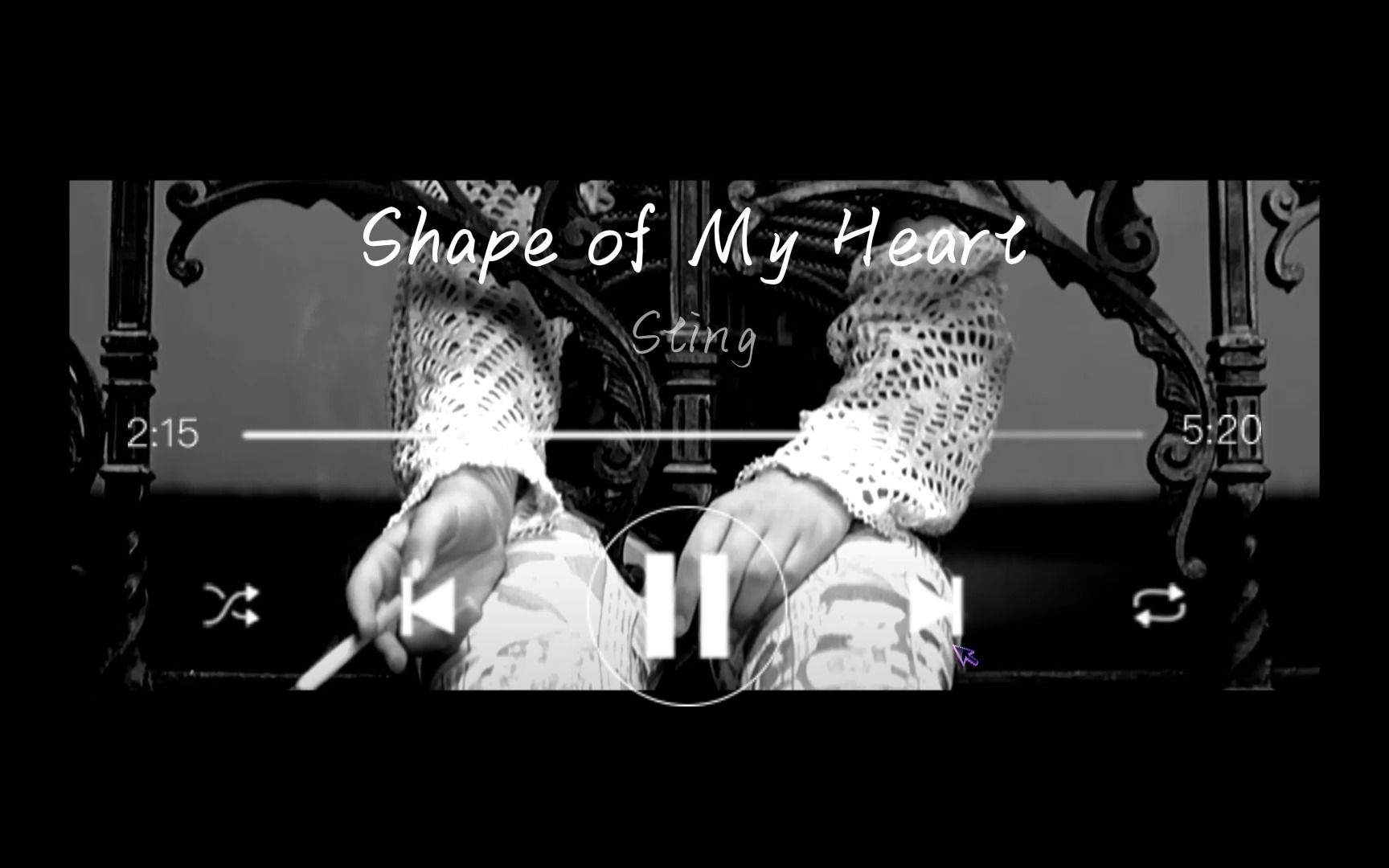 [图]【MUSIC TIME】一起来听英文歌——《Shape of My Heart》歌词美在哪里？表达了什么样的情感？