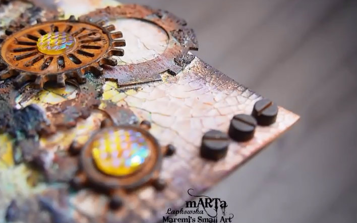 【TAG制作】Mixed Media Steampunk Tag哔哩哔哩bilibili