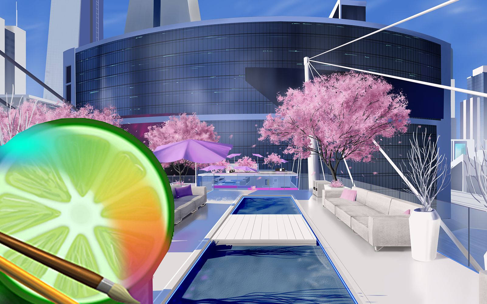 sai2--镜之边缘催化剂场景临摹