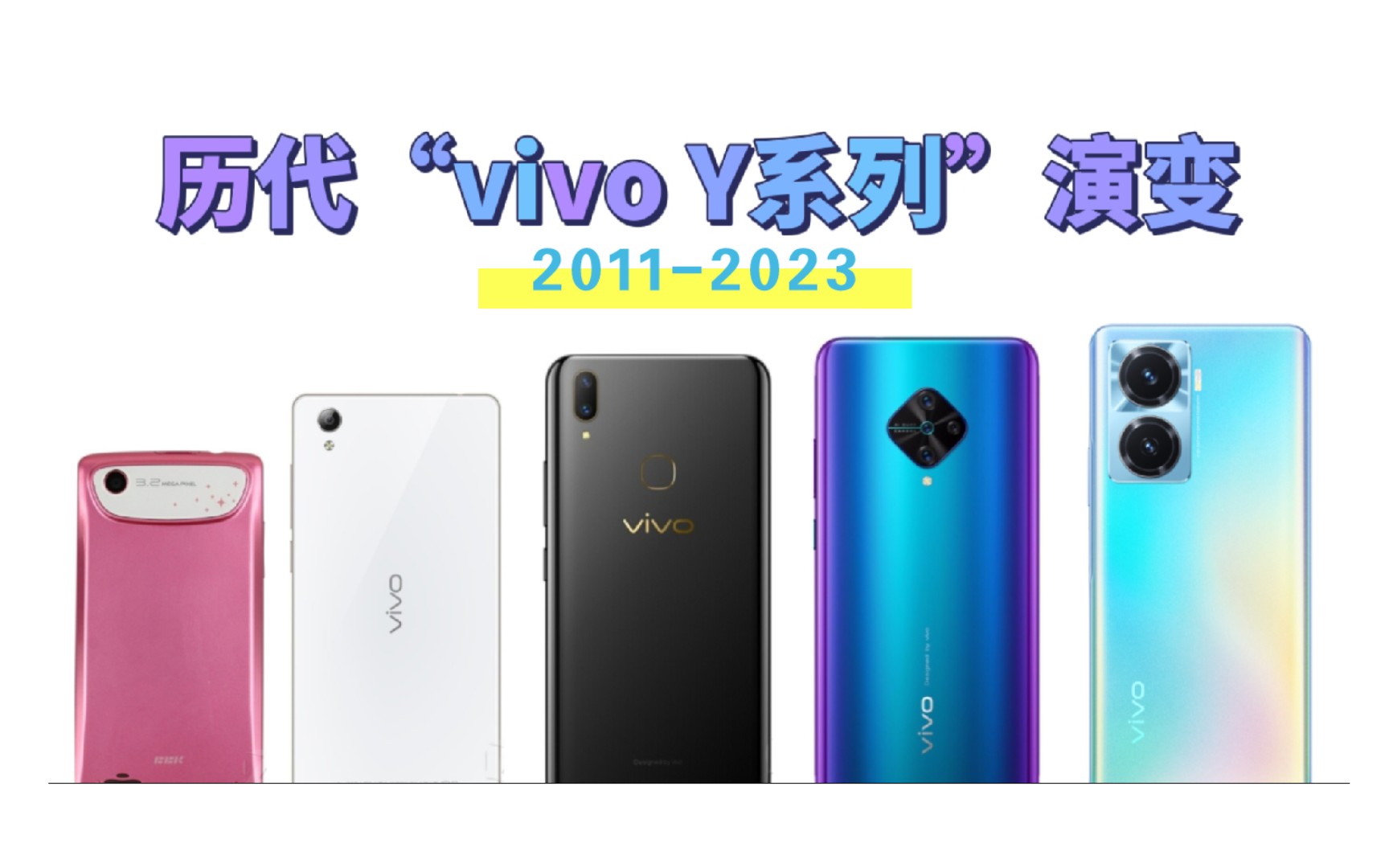 [图]「vivo Y系列历代演变」从Y1至Y53t，有你用过的手机吗？