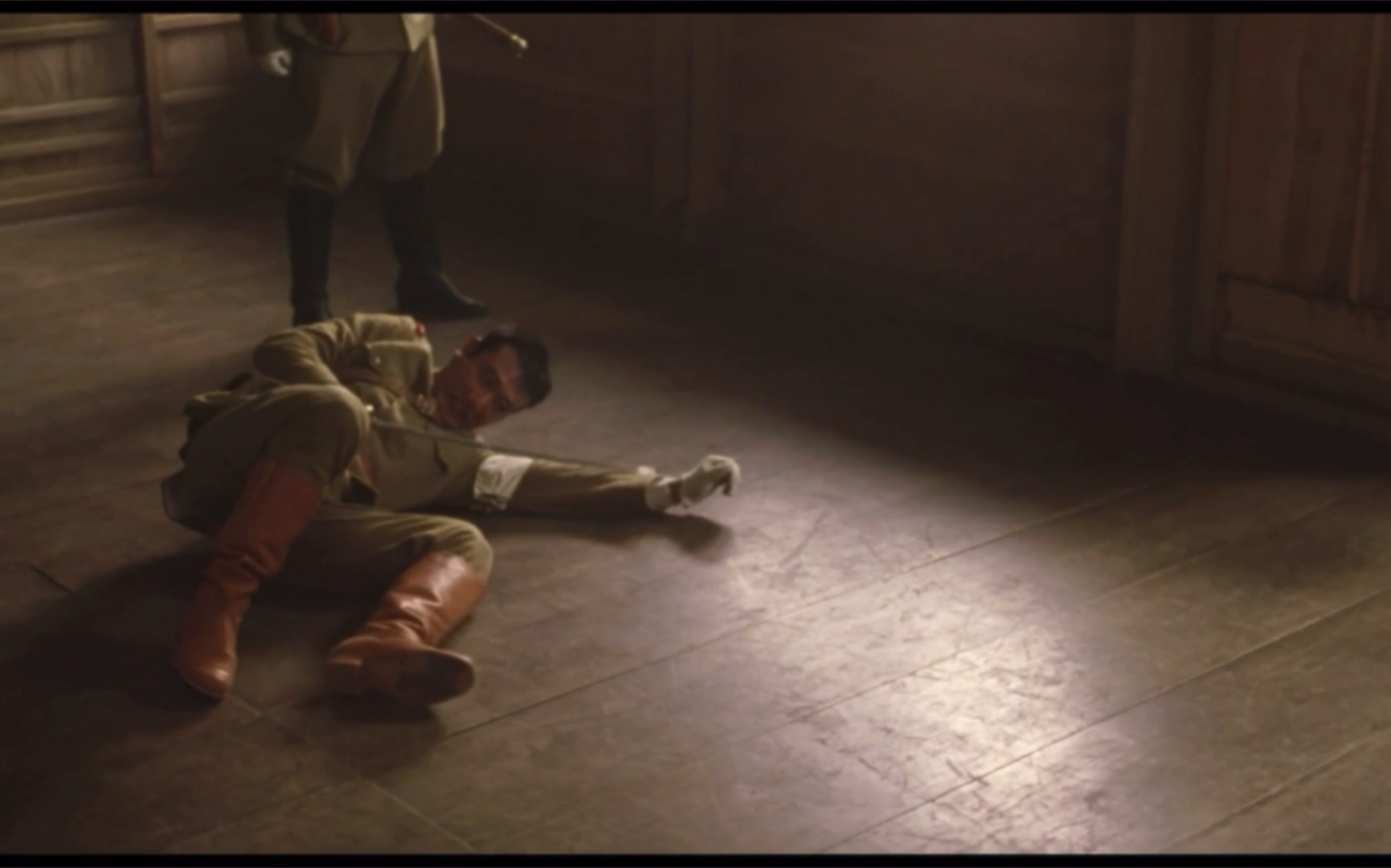 马靴鬼子军官被空手道压制