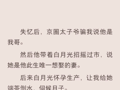 [图]（完结）失忆后，京圈太子爷骗我说他是我哥