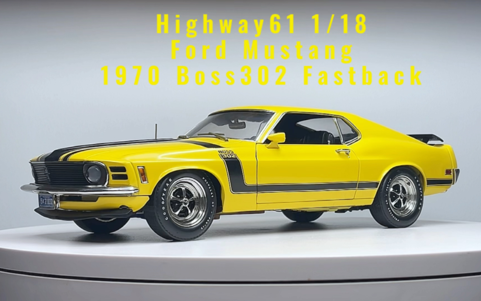 【1/18车模】highway61 1970 福特野马 boss302