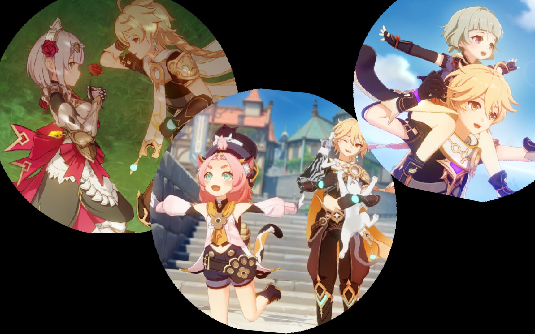 原神邀约事件留影诺艾尔菲奥娜早柚