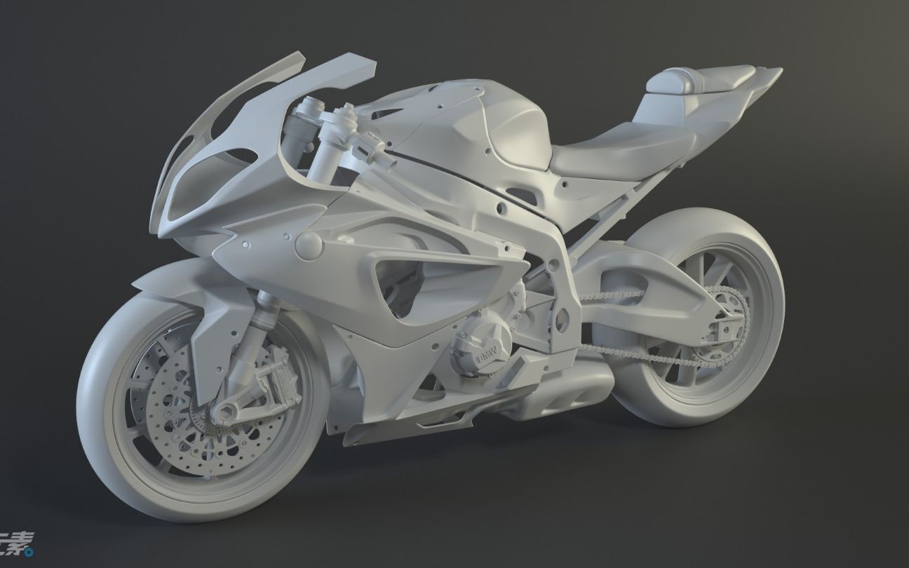 【3dmax建模】全网最帅机车模型制作,超详细3dmax布线教程,0基础也能