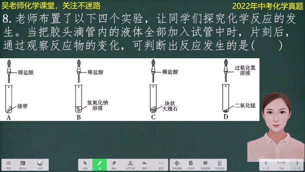 [图]初中化学真题丨胶头滴管的使用