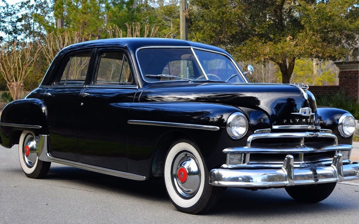 50年代初期典型全尺寸美式轿车- 1950 plymouth special de luxe