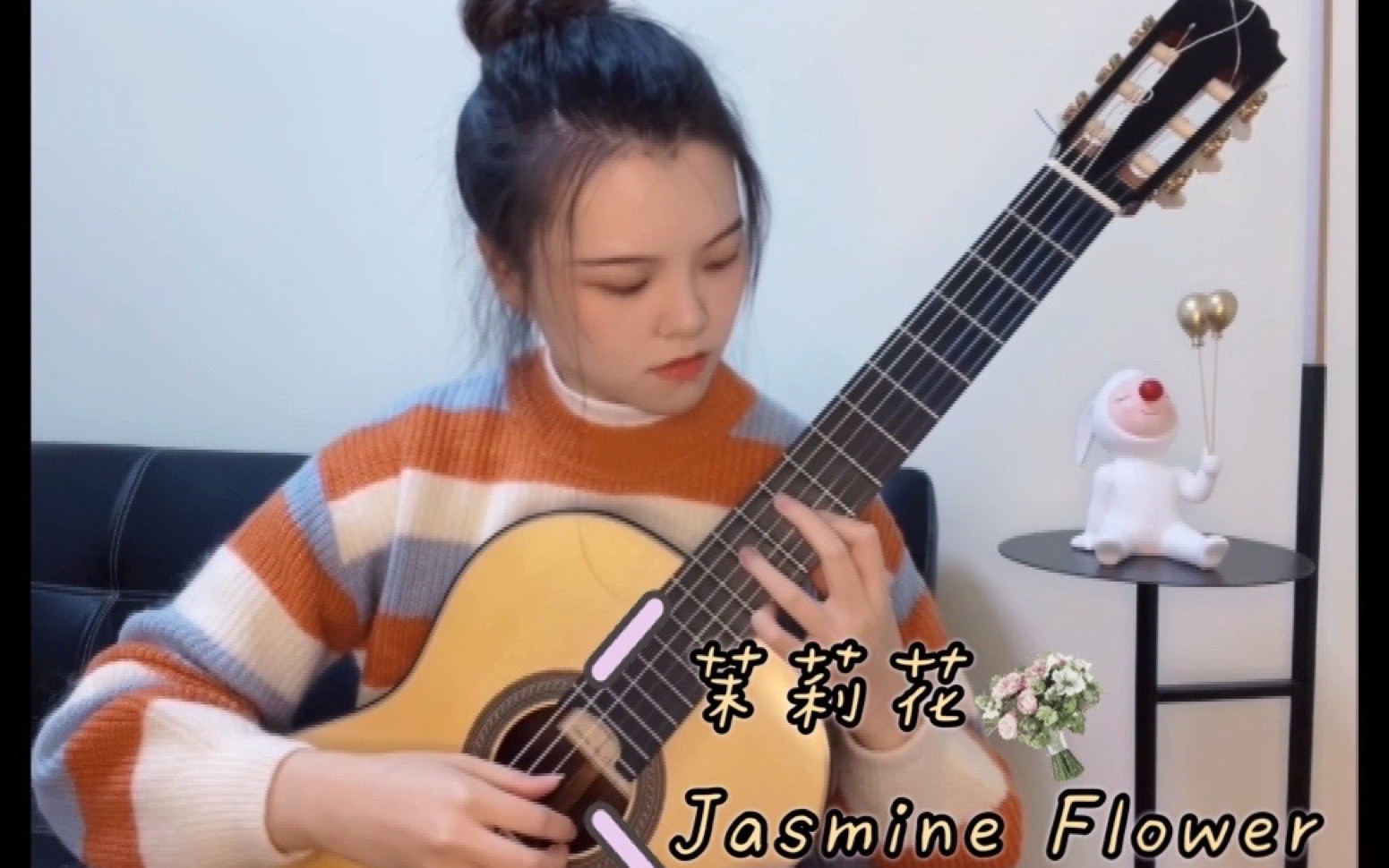 [图]《茉莉花》Jasmine flower  看古典吉他如何演绎中国风  中国民歌茉莉花